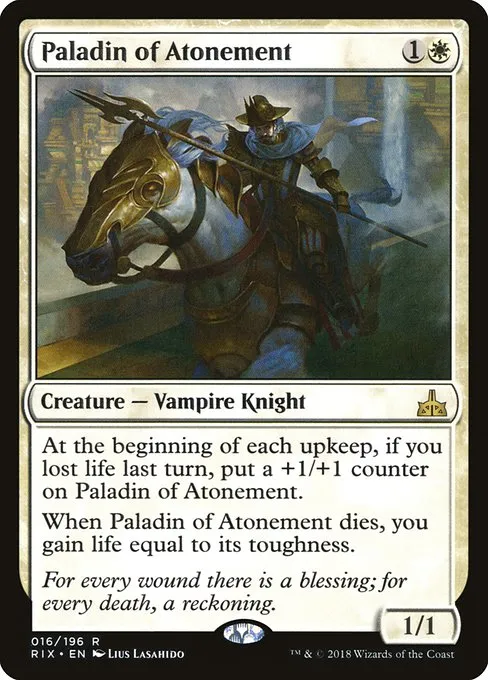 Paladin of Atonement · Rivals of Ixalan 16/205
