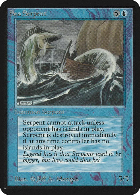 Sea Serpent · Limited Edition Alpha 76/295