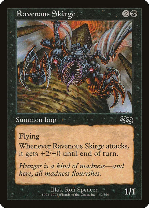 Ravenous Skirge · Urza's Saga 152/357