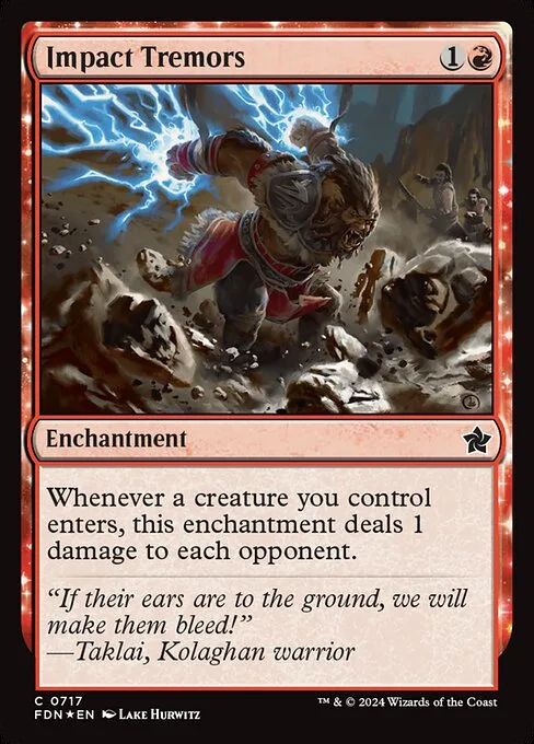 Impact Tremors · Foundations 717/771