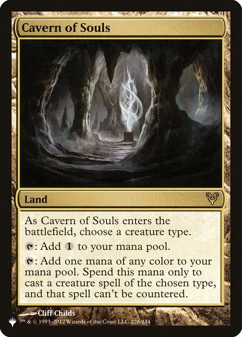 Cavern of Souls · The List AVR-226/5050