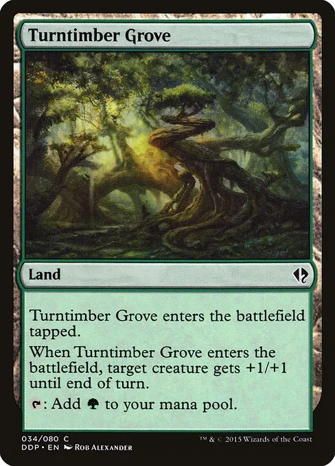 Turntimber Grove · Duel Decks: Zendikar vs. Eldrazi 34/80