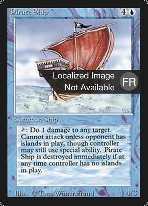Pirate Ship · Foreign Black Border 72/307