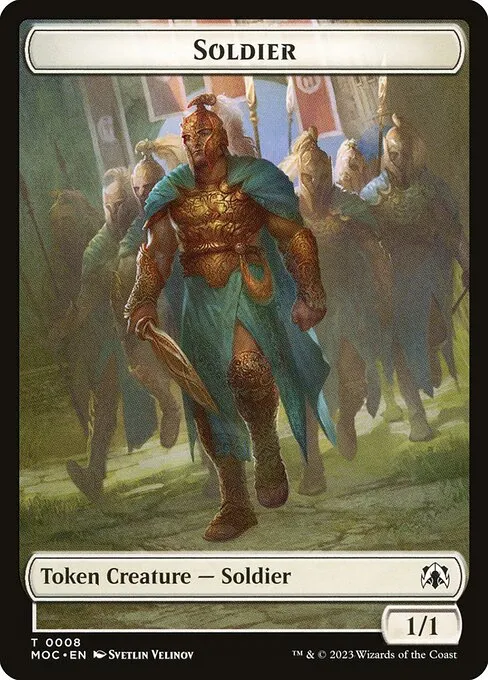 Soldier · March of the Machine Commander Tokens 8/46