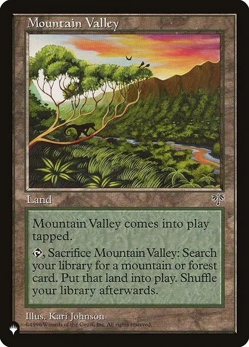 Mountain Valley · The List MIR-328/5050