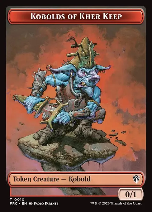 Kobolds of Kher Keep · Reality Fracture Commander Tokens 10/1