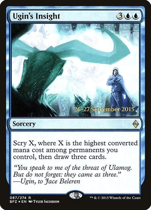 Ugin's Insight · Battle for Zendikar Promos 87s/90