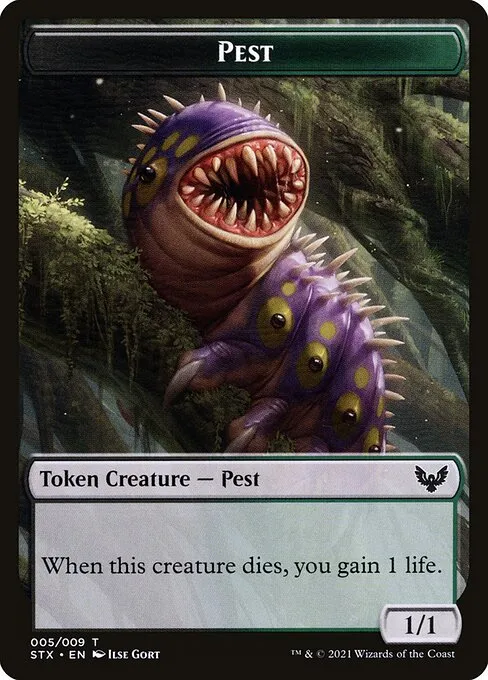 Pest · Strixhaven: School of Mages Tokens 5/9