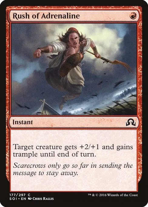 Rush of Adrenaline · Shadows over Innistrad 177/302