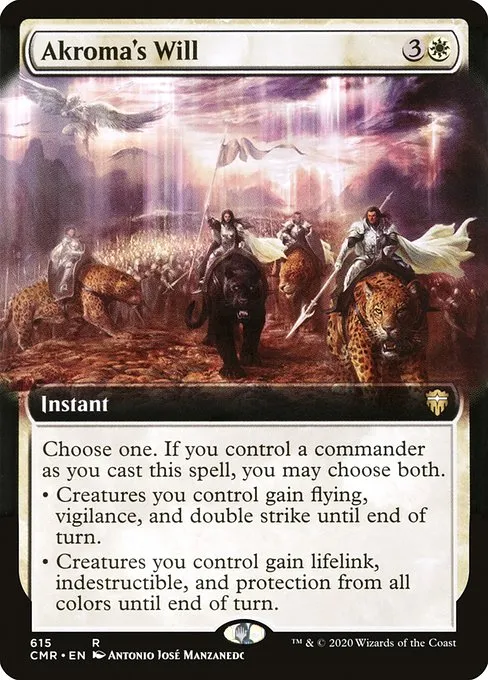 Akroma's Will · Commander Legends 615/718