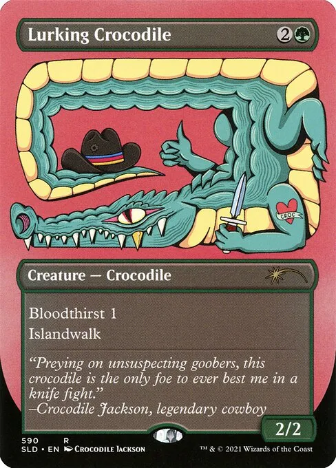 Lurking Crocodile · Secret Lair Drop 590/2547