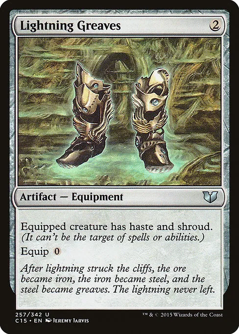 Lightning Greaves · Commander 2015 257/342