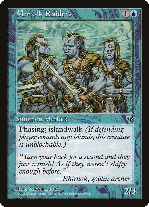 Merfolk Raiders · Mirage 75/353