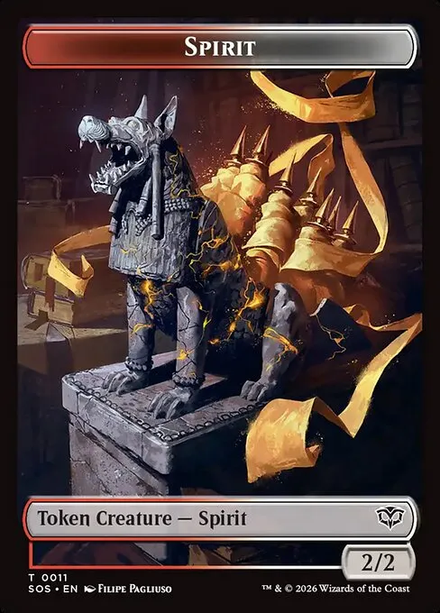 Spirit · Secrets of Strixhaven Tokens 11/14