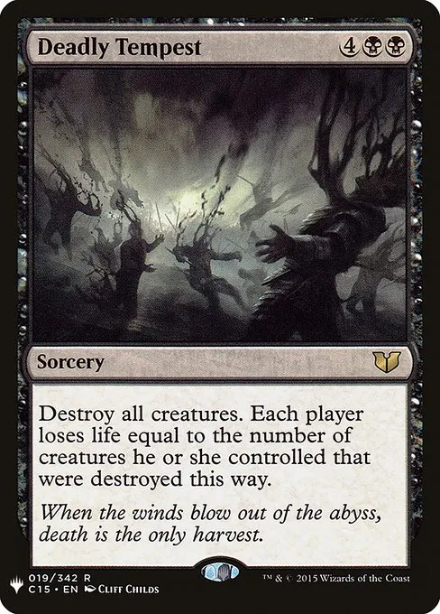 Deadly Tempest · The List C15-19/5050