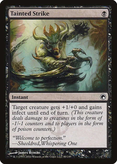 Tainted Strike · Scars of Mirrodin 80/249