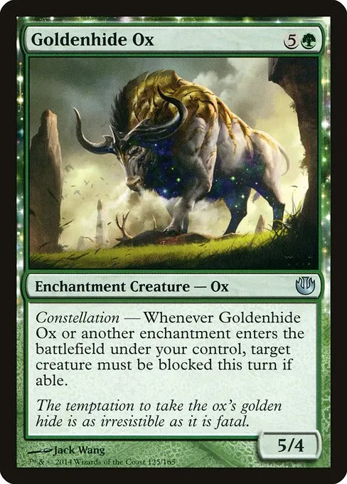 Goldenhide Ox · Journey into Nyx 125/165