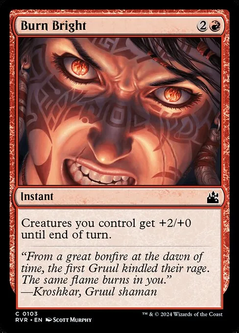 Burn Bright · Ravnica Remastered 103/531