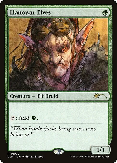 Llanowar Elves · Secret Lair Drop 800/2547
