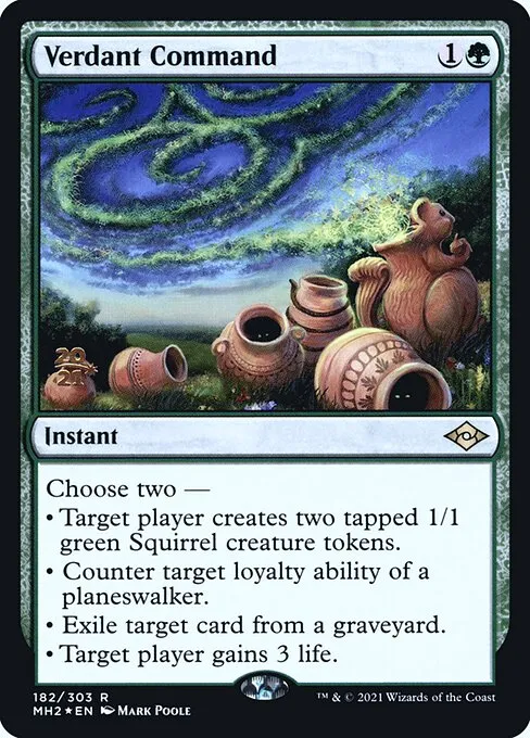 Verdant Command · Modern Horizons 2 Promos 182s/86