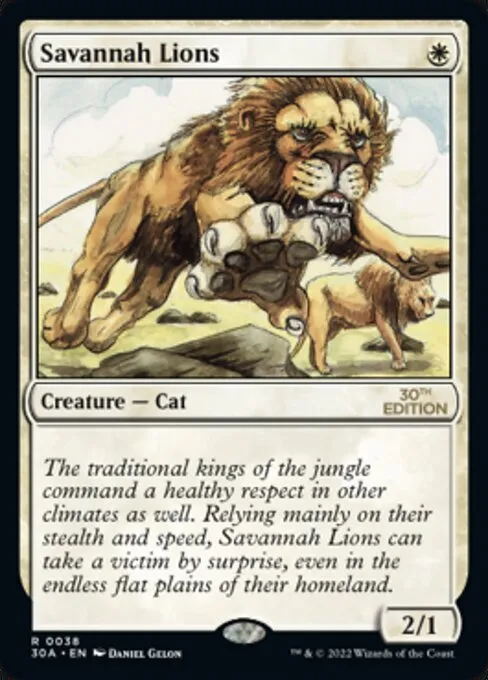 Savannah Lions · 30th Anniversary Edition 38/594