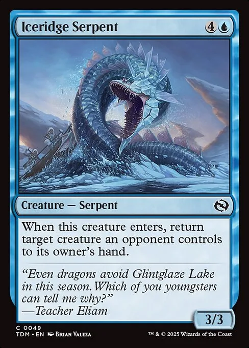 Iceridge Serpent · Tarkir: Dragonstorm 49/427