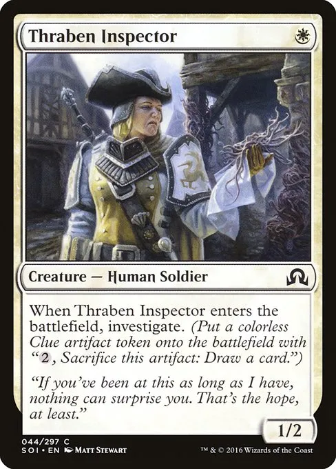Thraben Inspector · Shadows over Innistrad 44/302