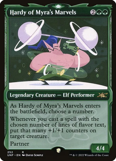 Hardy of Myra's Marvels · Unfinity 252/639
