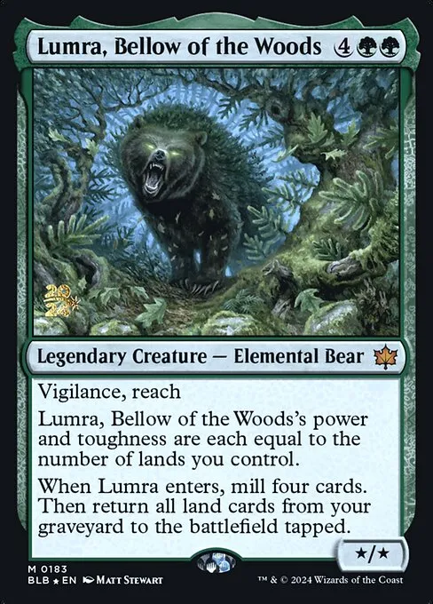 Lumra, Bellow of the Woods · Bloomburrow Promos 183s/160