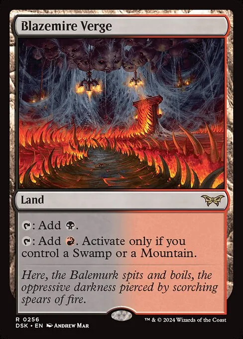 Blazemire Verge · Duskmourn: House of Horror 256/419