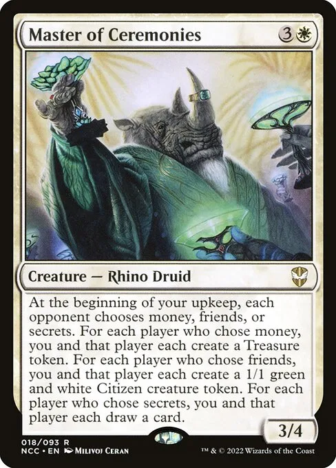 Master of Ceremonies · New Capenna Commander 18/447