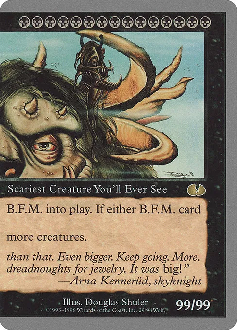 B.F.M. (Big Furry Monster) · Unglued 29/88