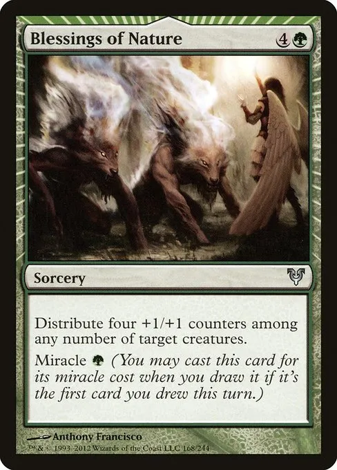 Blessings of Nature · Avacyn Restored 168/244