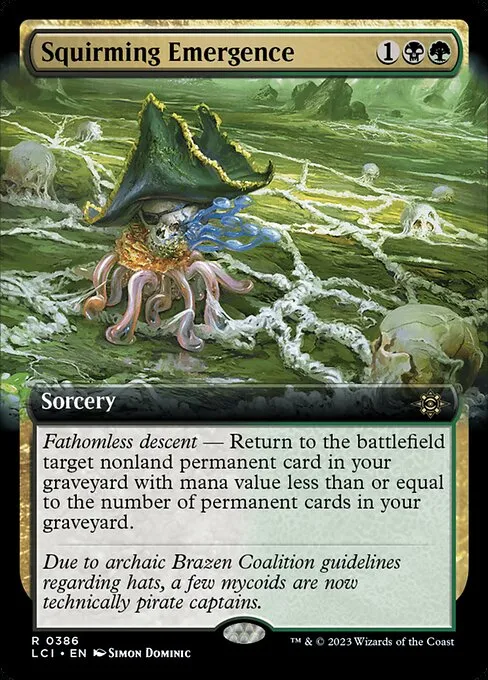 Squirming Emergence · The Lost Caverns of Ixalan 386/416