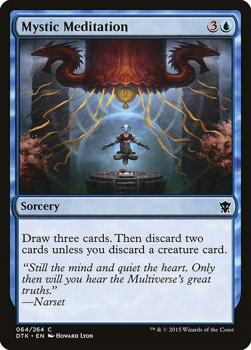 Mystic Meditation · Dragons of Tarkir 64/264
