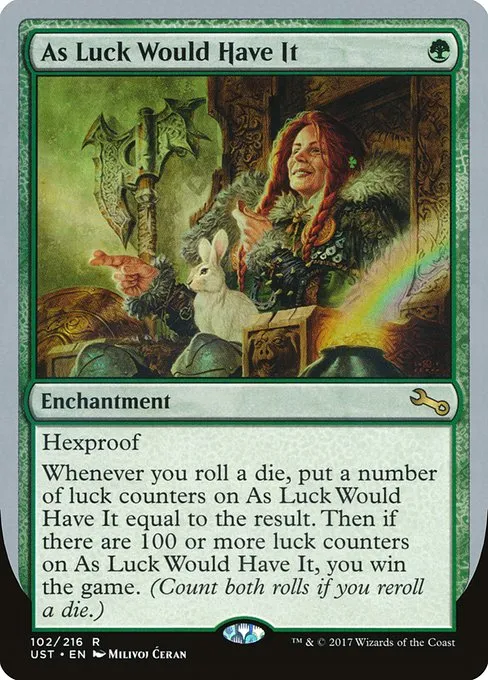 As Luck Would Have It · Unstable 102/268