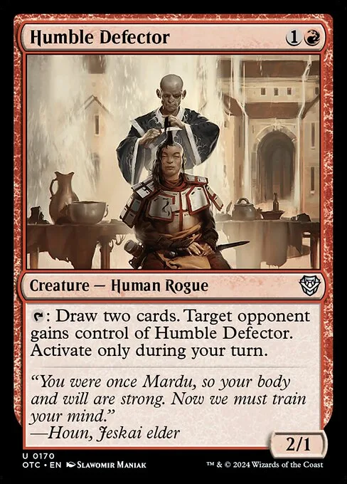 Humble Defector · Outlaws of Thunder Junction Commander 170/342