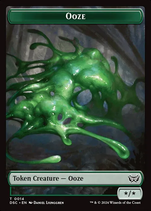 Ooze · Duskmourn Commander Tokens 14/23