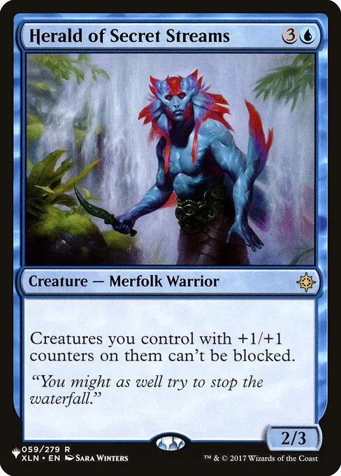 Herald of Secret Streams · The List XLN-59/5050
