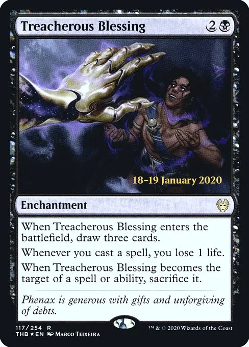 Treacherous Blessing · Theros Beyond Death Promos 117s/137