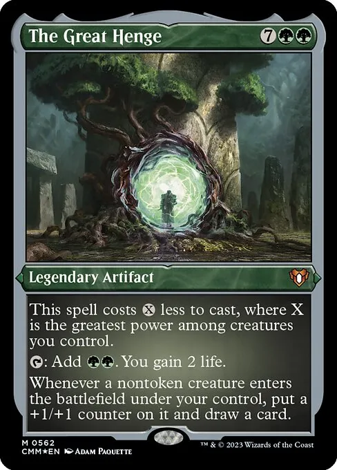 The Great Henge · Commander Masters 562/1067