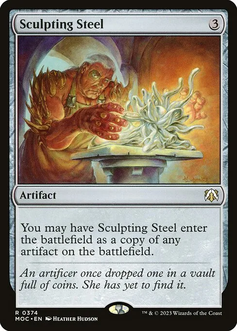 Sculpting Steel · March of the Machine Commander 374/450