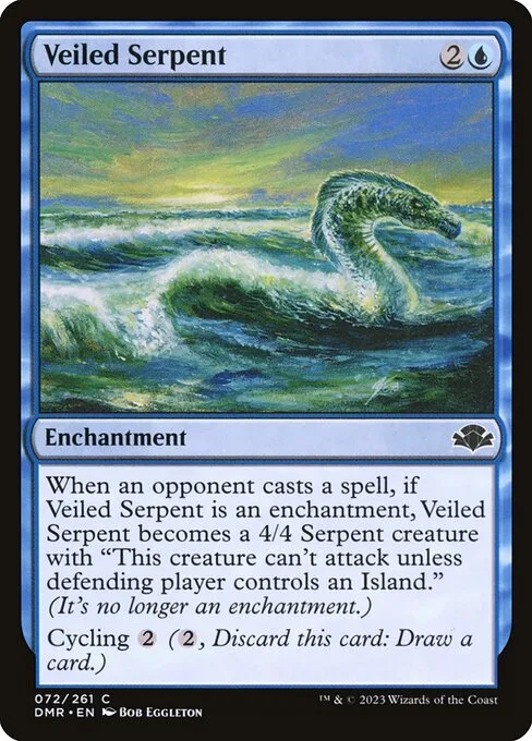 Veiled Serpent · Dominaria Remastered 72/457