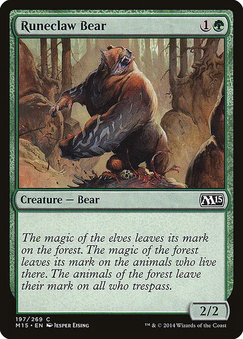 Runeclaw Bear · Magic 2015 197/284