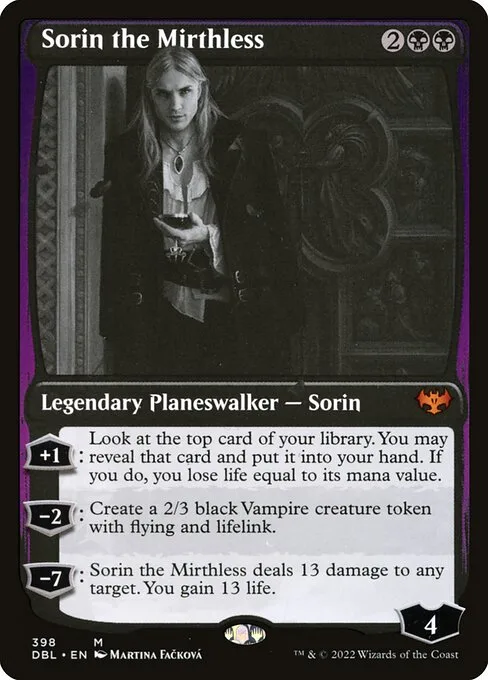 Sorin the Mirthless · Innistrad: Double Feature 398/535