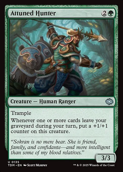 Attuned Hunter · Tarkir: Dragonstorm 135/427