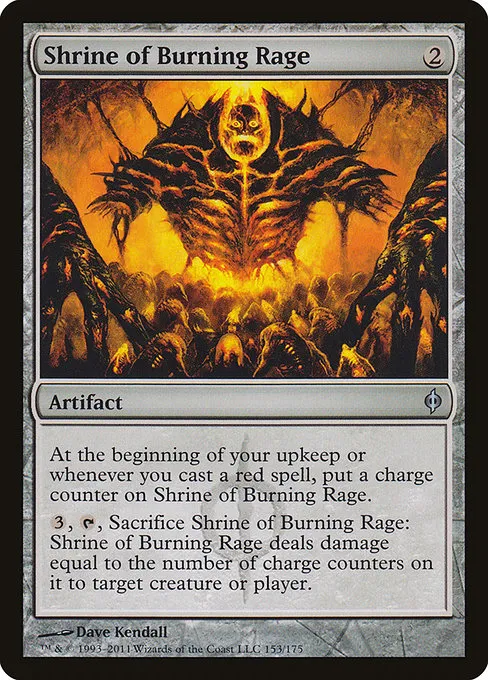 Shrine of Burning Rage · New Phyrexia 153/175