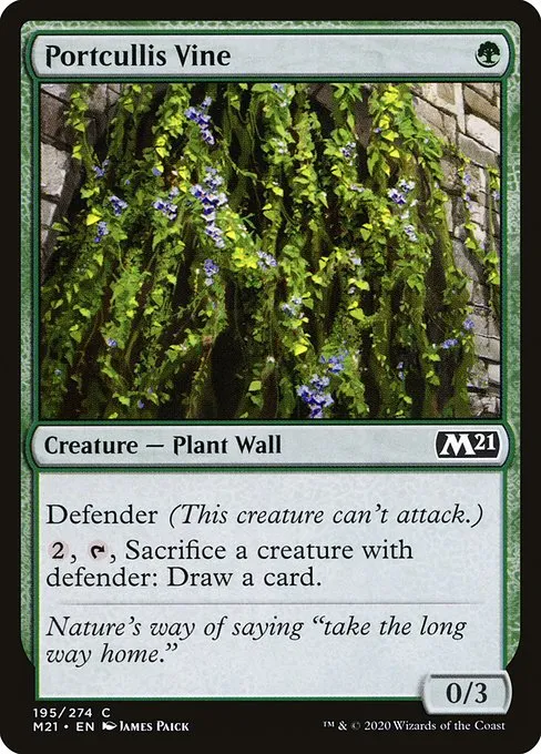 Portcullis Vine · Core Set 2021 195/397