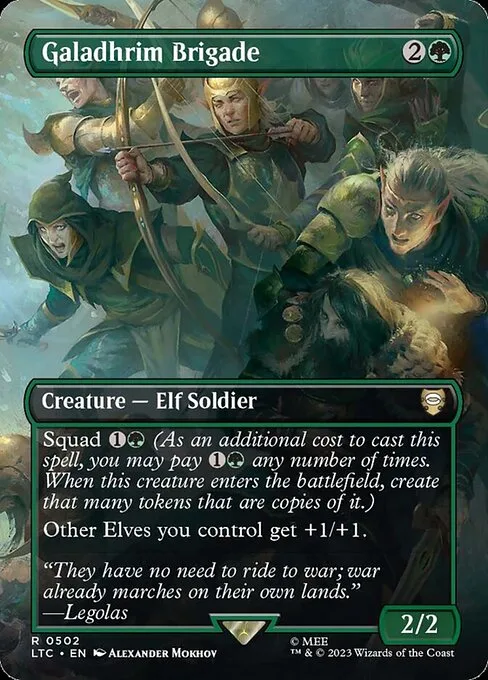 Galadhrim Brigade · Tales of Middle-earth Commander 502/591