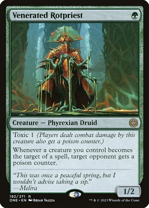 Venerated Rotpriest · Phyrexia: All Will Be One 192/479